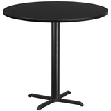EE1271 Contemporary Commercial Grade Restaurant Dining Table and Bases - Bar Height [Single Unit]