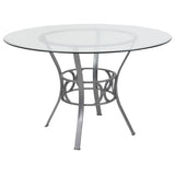 EE2936 Contemporary Glass Dining Table