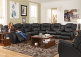 Southern Motion Avalon 838-31,28,83 Transitional  Leather Reclining Sectional 838-31,28,83 905-13 (MOD)