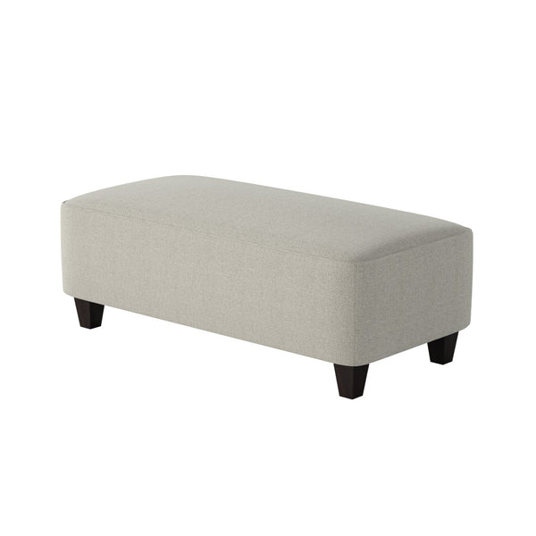 Fusion 100-C Transitional Cocktail Ottoman 100-C Invitation Linen 49" Wide Cocktail Ottoman
