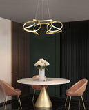 Bethel Gold LED Chandelier in Aluminum