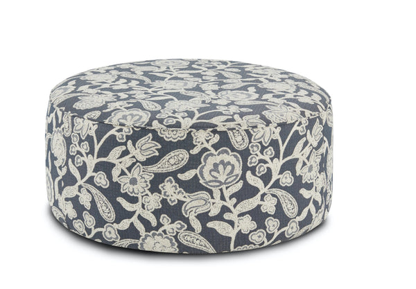 Fusion 140 Transitional Cocktail Ottoman 140 Sophie Indigo