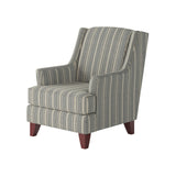 Fusion 260-C Transitional Accent Chair 260-C Farmhouse Indigo Accent Chair