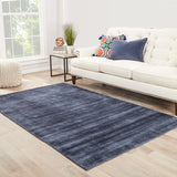 Jaipur Living Yasmin Handmade Solid Blue/ Gray Area Rug (6'X9')