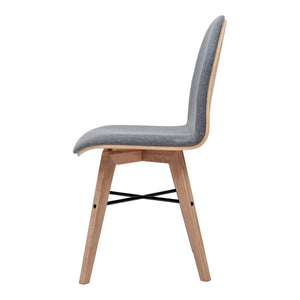 Moe's Home Napoli Dining Chair Grey-M2