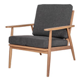 Moe's Home Harper Lounge Chair Anthracite