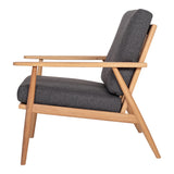 Moe's Home Harper Lounge Chair Anthracite