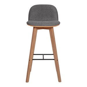 Moe's Home Napoli Barstool Grey