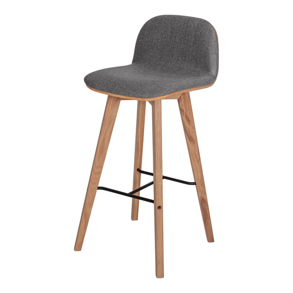 Moe's Home Napoli Barstool Grey