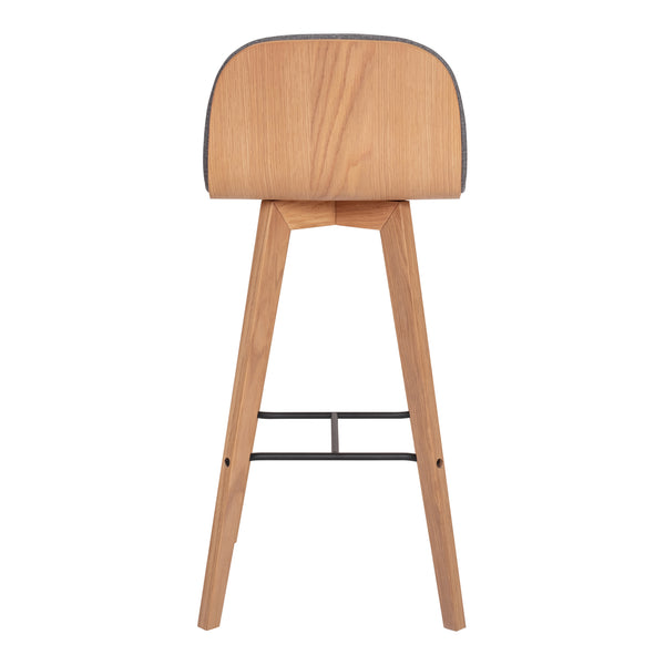 Moe's Home Napoli Barstool Grey