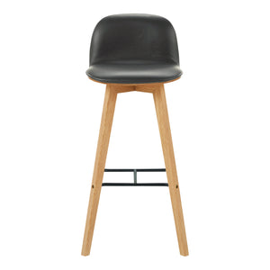 Moe's Home Napoli Leather Barstool Black YC-1022-02