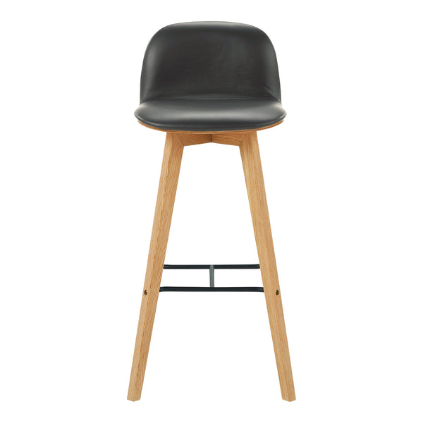 Moe's Home Napoli Leather Barstool Black YC-1022-02