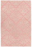 Chandra Rugs Yelena 100% Wool Hand-Tufted Contemporary Rug Pink/Ivory 9' x 13'