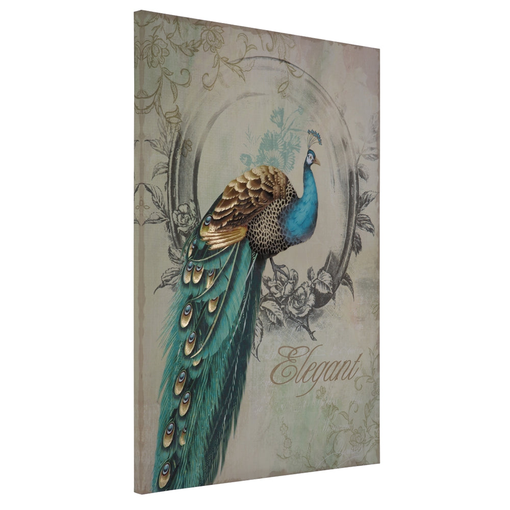 Yosemite Home Decor Peacock Poise I YFSPARROWL-YHD