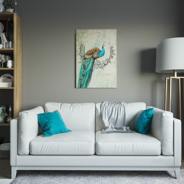 Yosemite Home Decor Peacock Poise I YFSPARROWL-YHD
