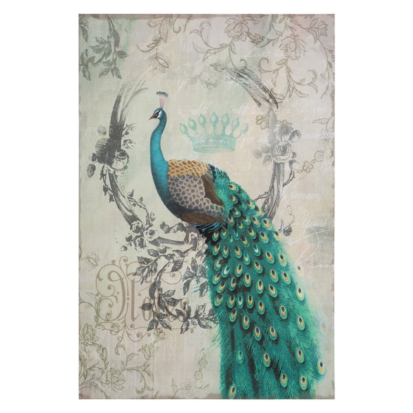 Yosemite Home Decor Peacock Poise II YFSPARROWR-YHD