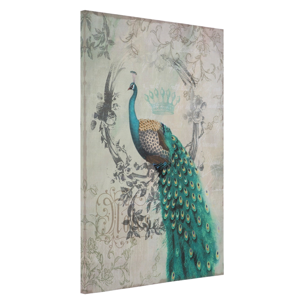 Yosemite Home Decor Peacock Poise II YFSPARROWR-YHD