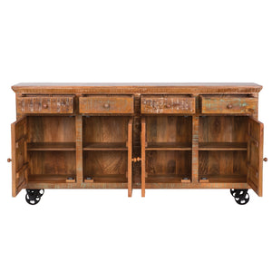 Yosemite Home Decor Seat Mobile Storage Console YFUR-SBA5162-YHD