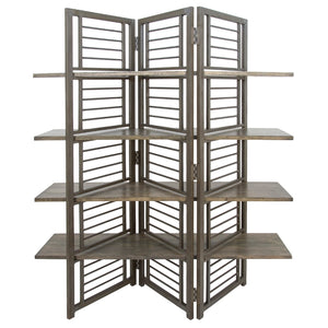 Yosemite Home Decor Folding Floor Screen W/Shelves YFUR-VA1578-YHD