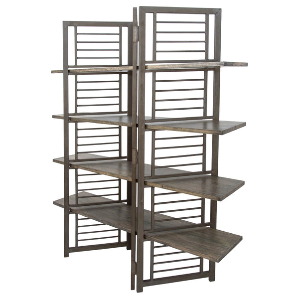 Yosemite Home Decor Folding Floor Screen W/Shelves YFUR-VA1578-YHD