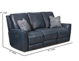 Southern Motion Midtown 332-61P Transitional 81"  Leather Power Reclining Sofa with Power Headrests and USB Charging Ports 332-61P 903-60 425-60