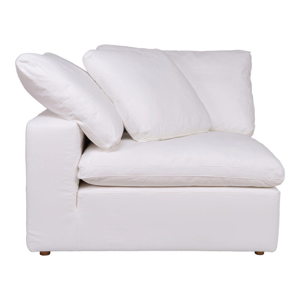 Moe's Home Clay Corner Chair Livesmart Fabric Cream