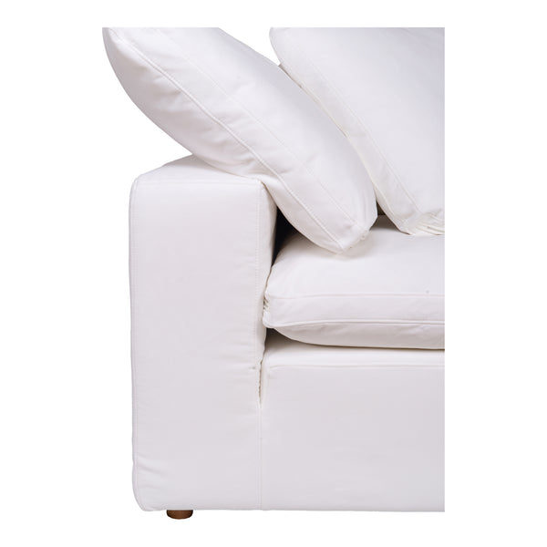 Moe's Home Clay Corner Chair Livesmart Fabric Cream