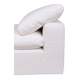 Moe's Home Clay Slipper Chair Livesmart Fabric Cream