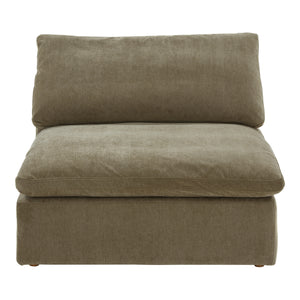Moe's Home Clay Slipper Chair Performance Fabric Desert Sage YJ-1001-16