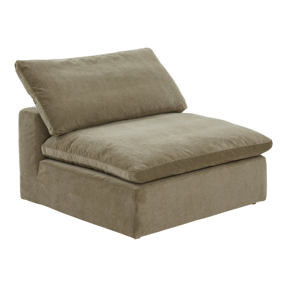 Moe's Home Clay Slipper Chair Performance Fabric Desert Sage YJ-1001-16