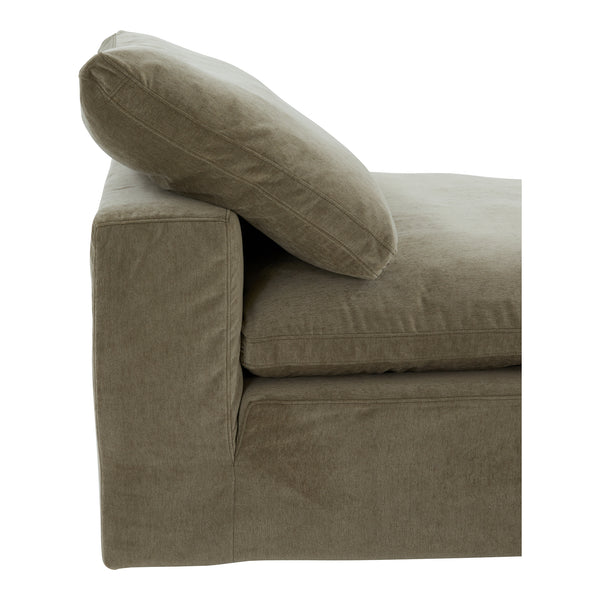 Moe's Home Clay Slipper Chair Performance Fabric Desert Sage YJ-1001-16