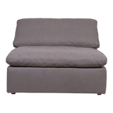 Moe's Home Clay Slipper Chair Livesmart Fabric Light Grey