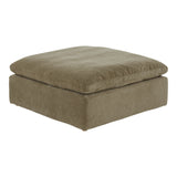 Moe's Home Clay Ottoman Performance Fabric Desert Sage YJ-1002-16