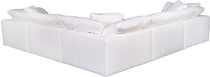 Clay Modular Sectional Livesmart Fabric White