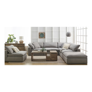 Clay Modular Sectional Livesmart Fabric Light Grey