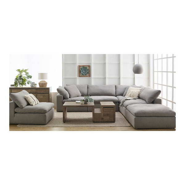 Clay Modular Sectional Livesmart Fabric Light Grey