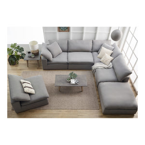 Clay Modular Sectional Livesmart Fabric Light Grey