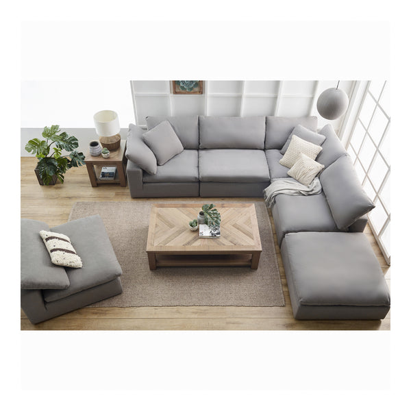 Clay Modular Sectional Livesmart Fabric Light Grey
