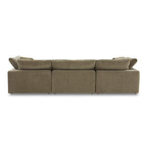 Moe's Home Clay Lounge Modular Sectional Performance Fabric Desert Sage YJ-1008-16