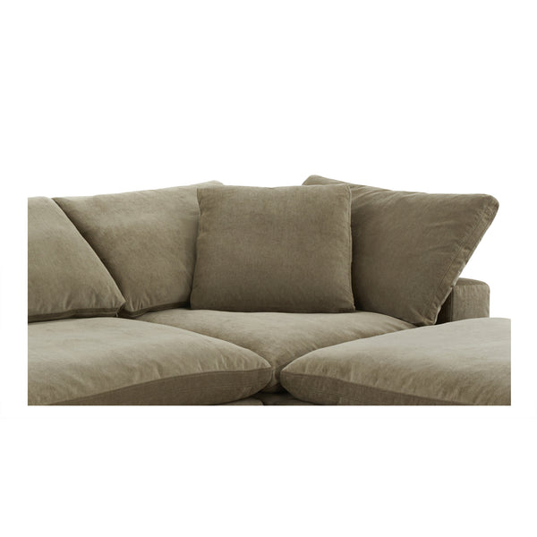Moe's Home Clay Lounge Modular Sectional Performance Fabric Desert Sage YJ-1008-16