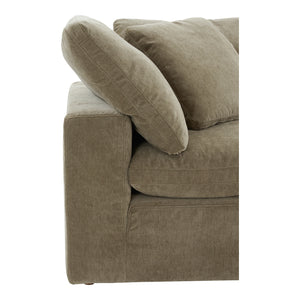 Moe's Home Terra Corner Chair Performance Fabric Desert Sage YJ-1012-16