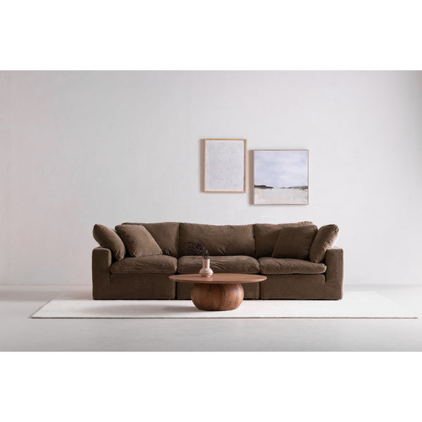 Moe's Home Terra Corner Chair Performance Fabric Desert Sage YJ-1012-16