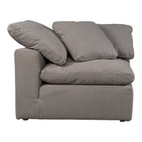 Moe's Home Terra Condo Corner Chair Livesmart Fabric Light Grey