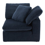 Moe's Home Terra Corner Chair Performance Fabric Nocturnal Sky YJ-1012-46