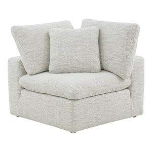 Moe's Home Terra Condo Corner Chair Performance Fabric Coastside Sand YJ-1012-49