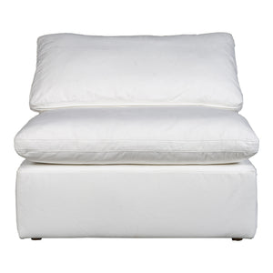 Moe's Home Terra Condo Armless Chair Livesmart Fabric Cream