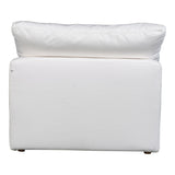 Moe's Home Terra Condo Armless Chair Livesmart Fabric Cream
