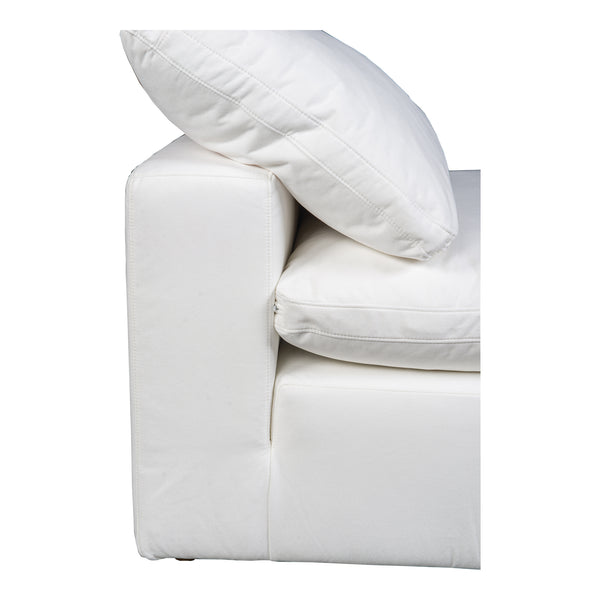 Moe's Home Terra Condo Armless Chair Livesmart Fabric Cream