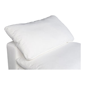 Moe's Home Terra Condo Armless Chair Livesmart Fabric Cream