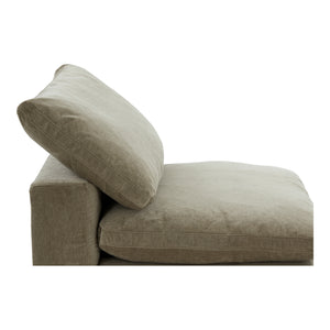 Moe's Home Terra Slipper Chair Performance Fabric Desert Sage YJ-1013-16